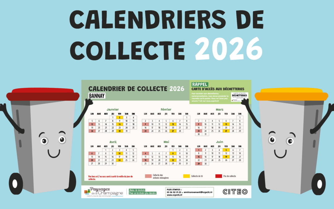 CALENDRIERS DE COLLECTE 2026