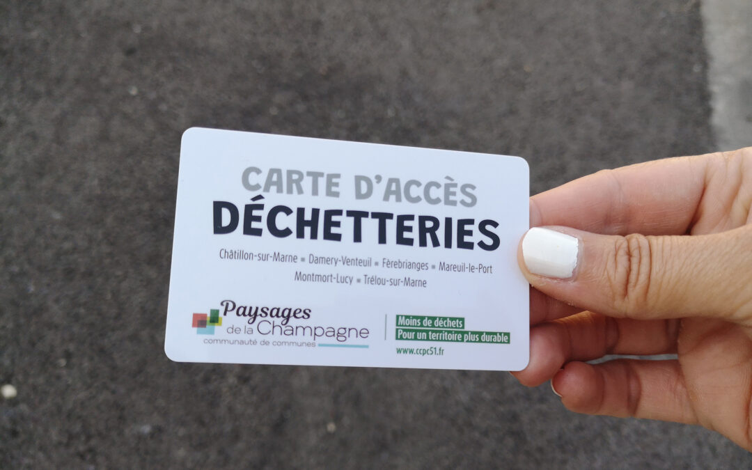 Remplacement carte d’accès aux déchetteries