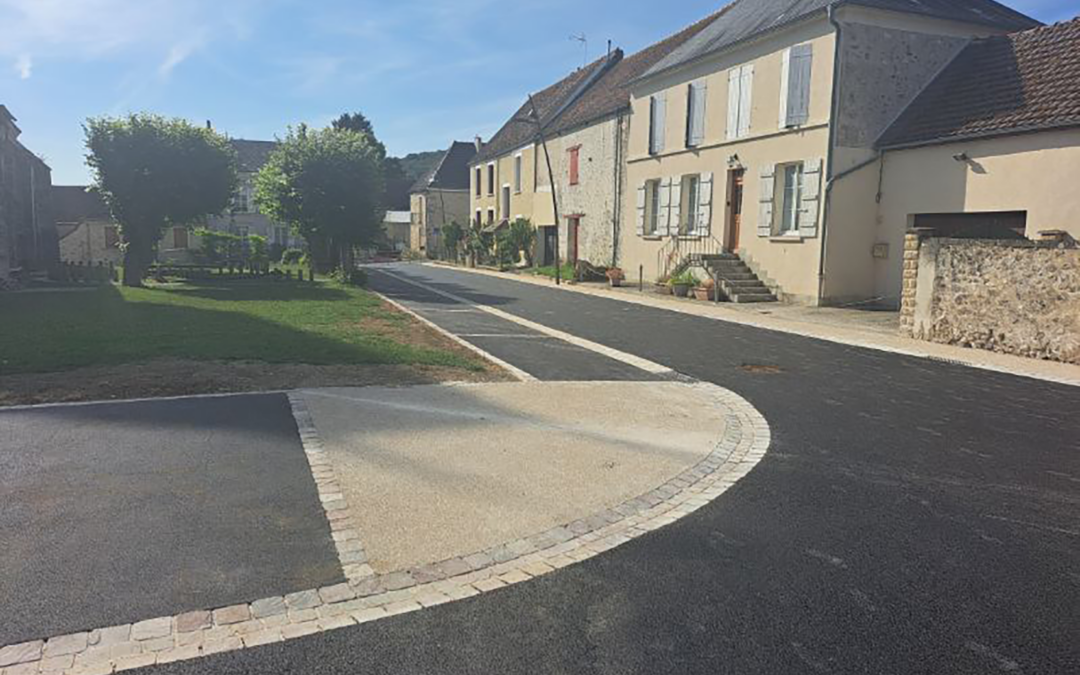 Travaux d’aménagement de voirie à Le Breuil