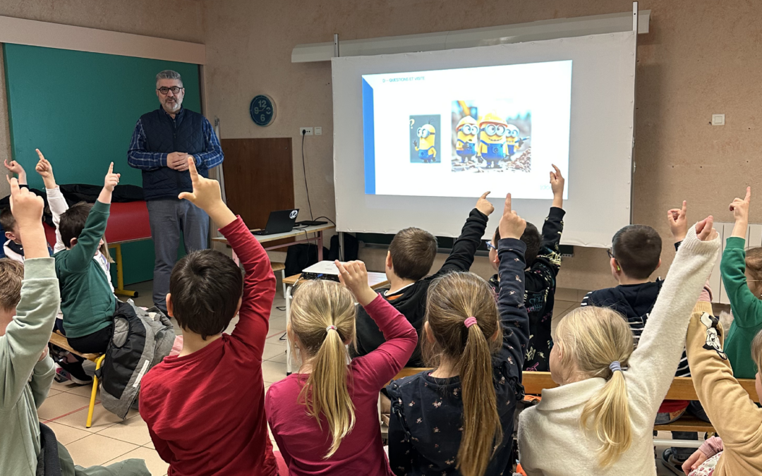 Visite de l&rsquo;école de Châtillon-sur-Marne