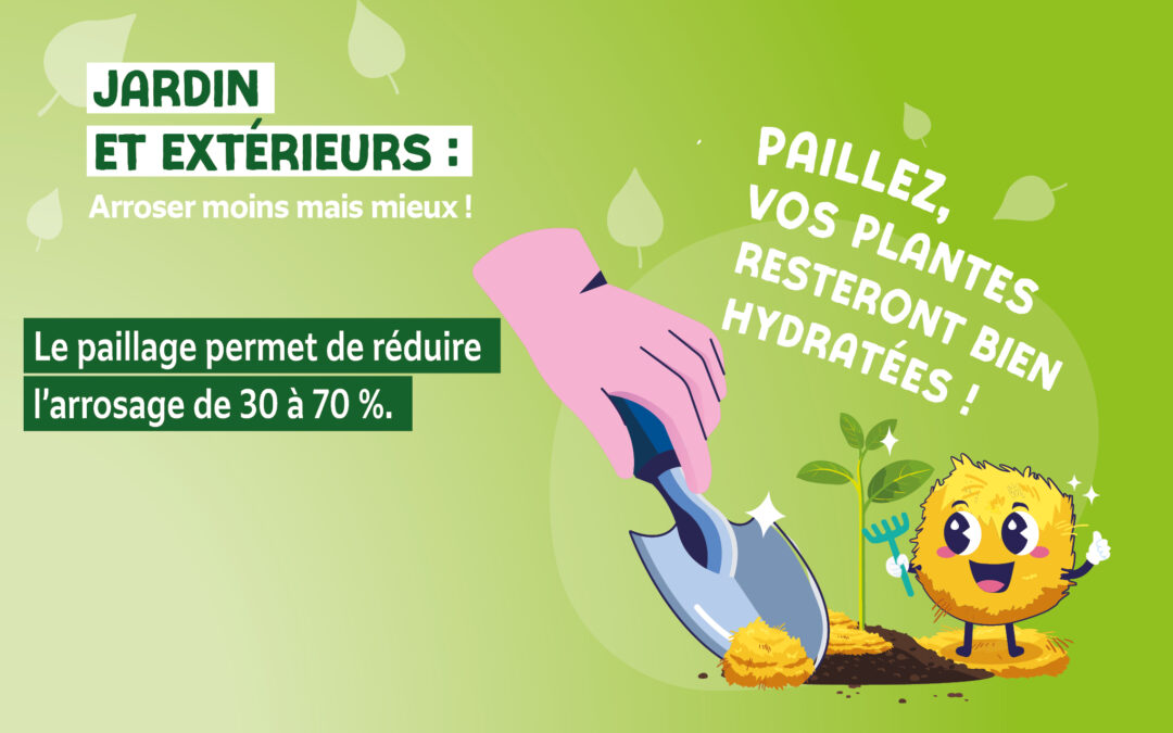 Arroser moins mais mieux !