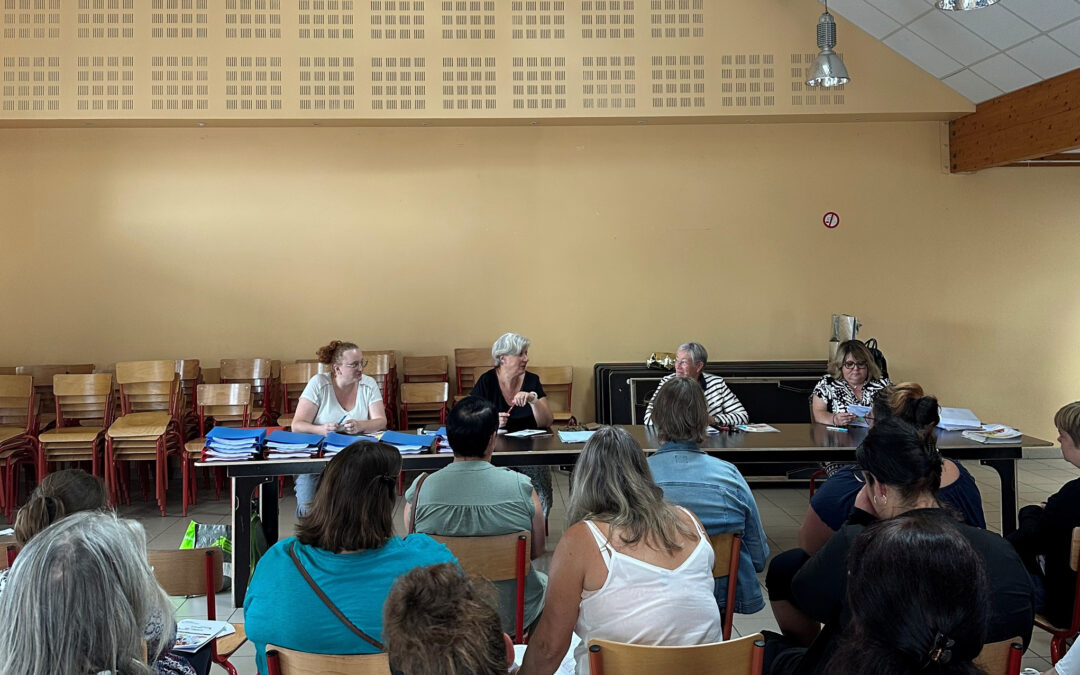 Réunion de pré-rentrée pour les agents des écol...